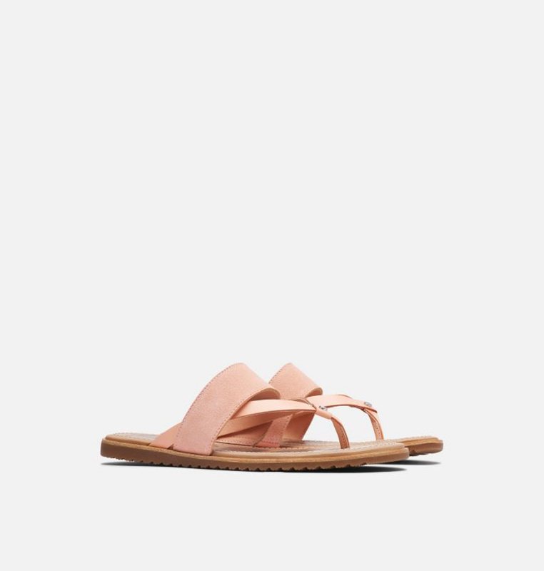 Sorel Dam Sandaler Rosa - Ella™ Flip Flat - UIR-915042